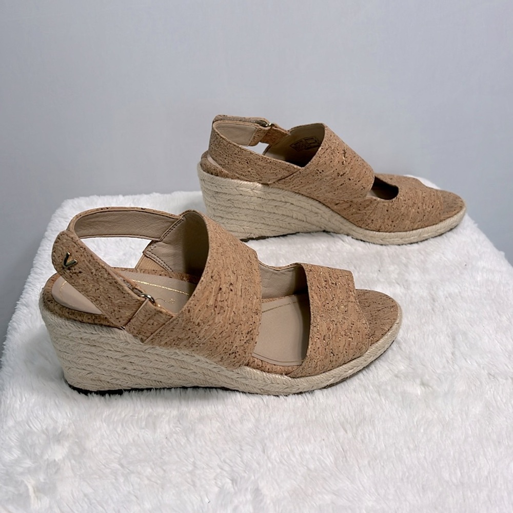 Vionic Brooke Cork Slingback Espadrille Wedge Sandal size 7 - Picture 9 of 14